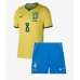 Brasilien Bruno Guimaraes #8 Hemmakläder Barn VM 2026 Kortärmad (+ Korta byxor)